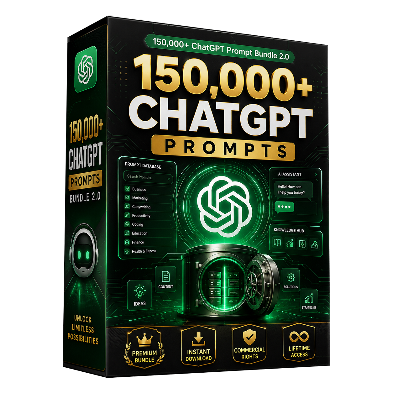 150,000+ ChatGPT Prompts Bundle 2.0
